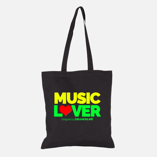 BOLSA TELA MUSIC LOVER